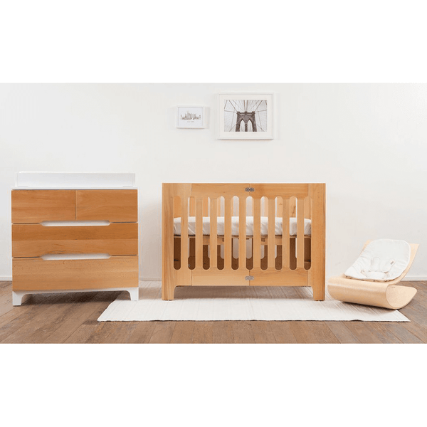 alma papa solid wood crib mattress