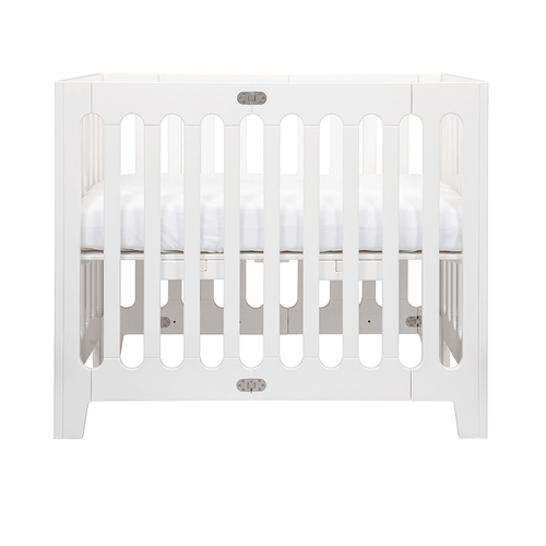 alma grow solid wood crib + mattress