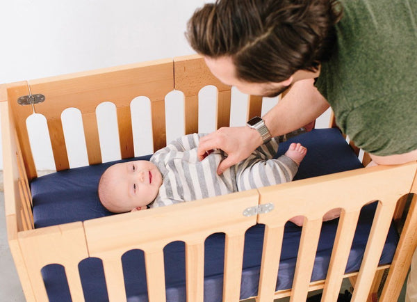 alma mini solid wood crib mattress