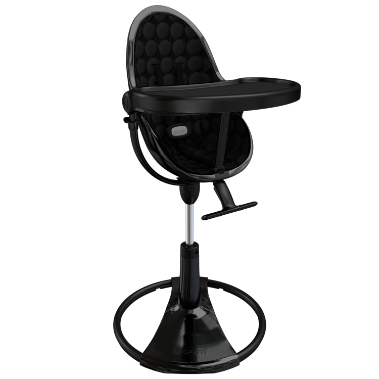 noir / midnight black cotton seat pods | variant=noir / midnight black cotton seat pods, view=highchair