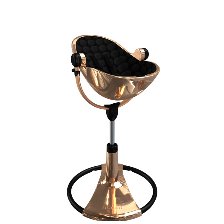 rose gold / midnight black cotton seat pods | variant=rose gold / midnight black cotton seat pods, view=newborn