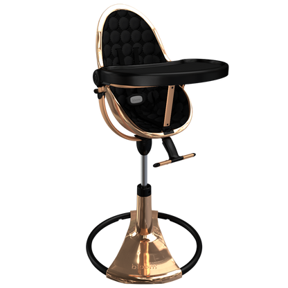 rose gold / midnight black cotton seat pods | variant=rose gold / midnight black cotton seat pods, view=highchair
