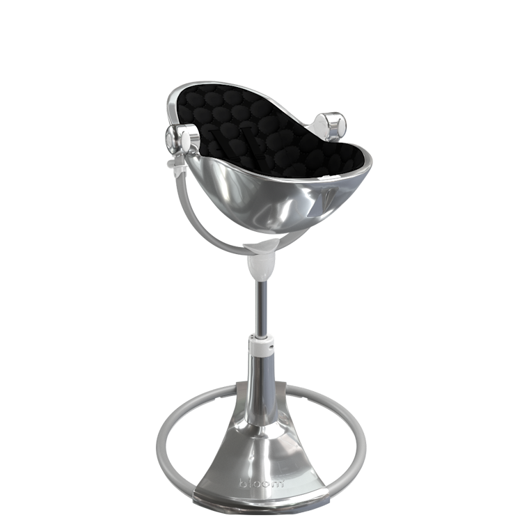 silver / midnight black cotton seat pods | variant=silver / midnight black cotton seat pods, view=newborn