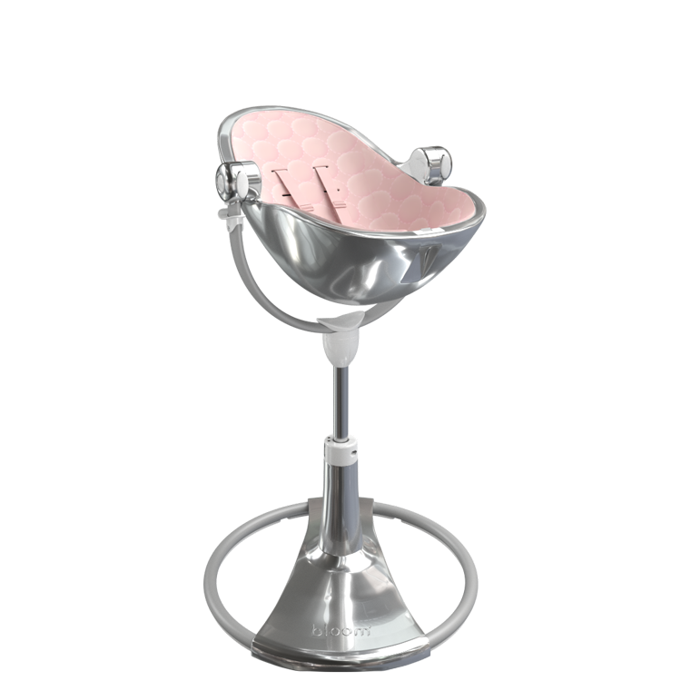 silver / blush cotton seat pods | variant=silver / blush cotton seat pods, view=newborn