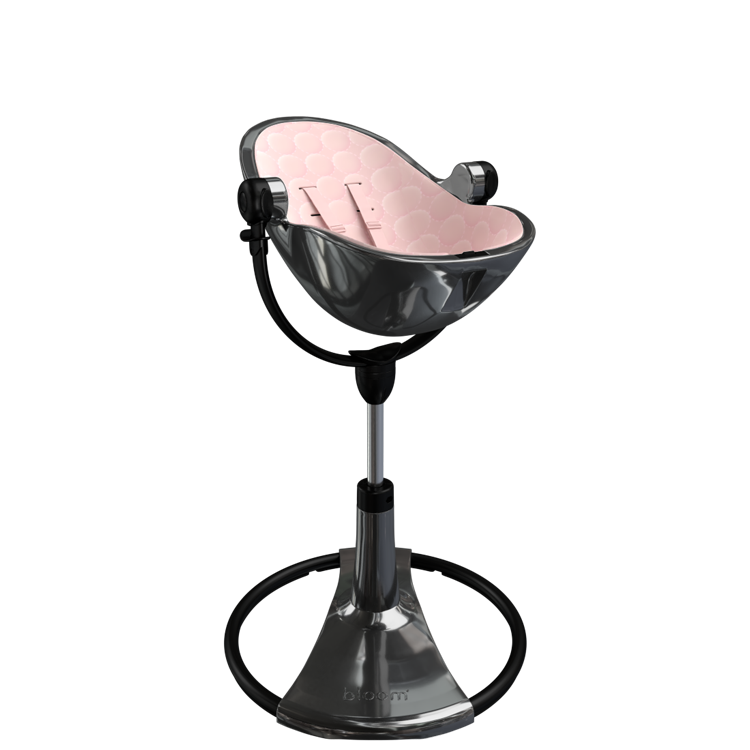 titanium / blush cotton seat pods | variant=titanium / blush cotton seat pods, view=newborn