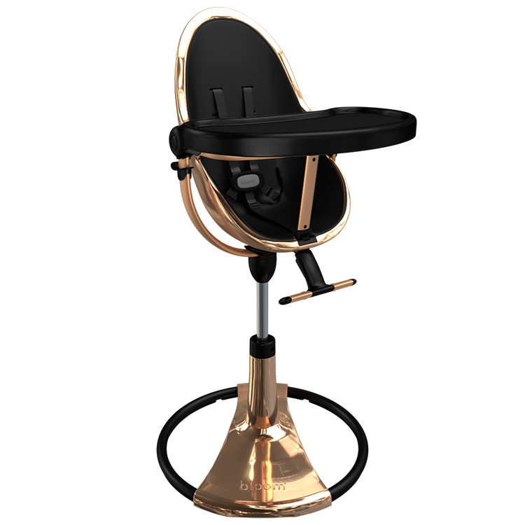 rose gold / midnight black | variant=rose gold / midnight black, view=highchair