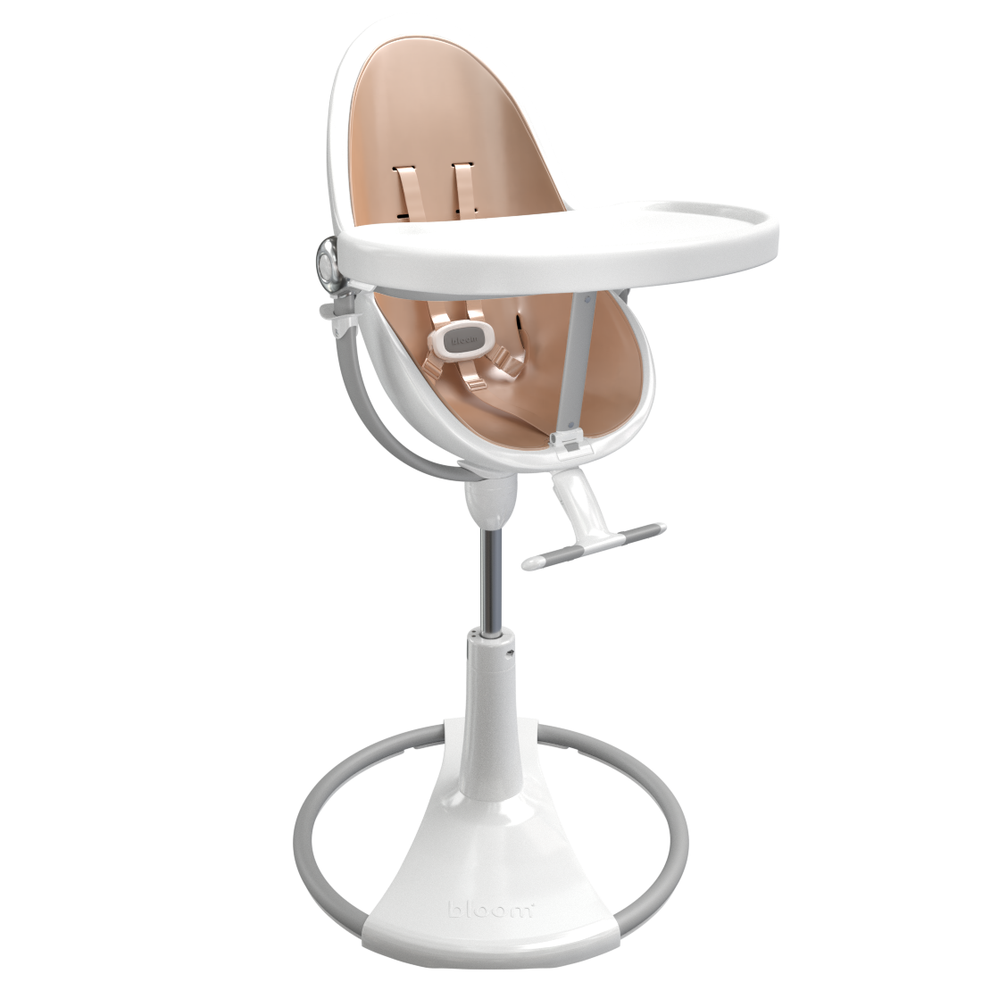 white / rose gold | variant=white / rose gold, view=highchair