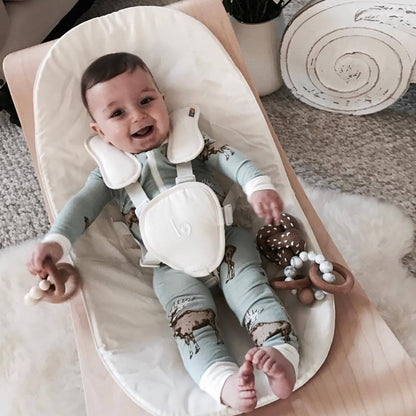 coco wood rocker - natural