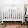 alma mini solid wood crib + mattress