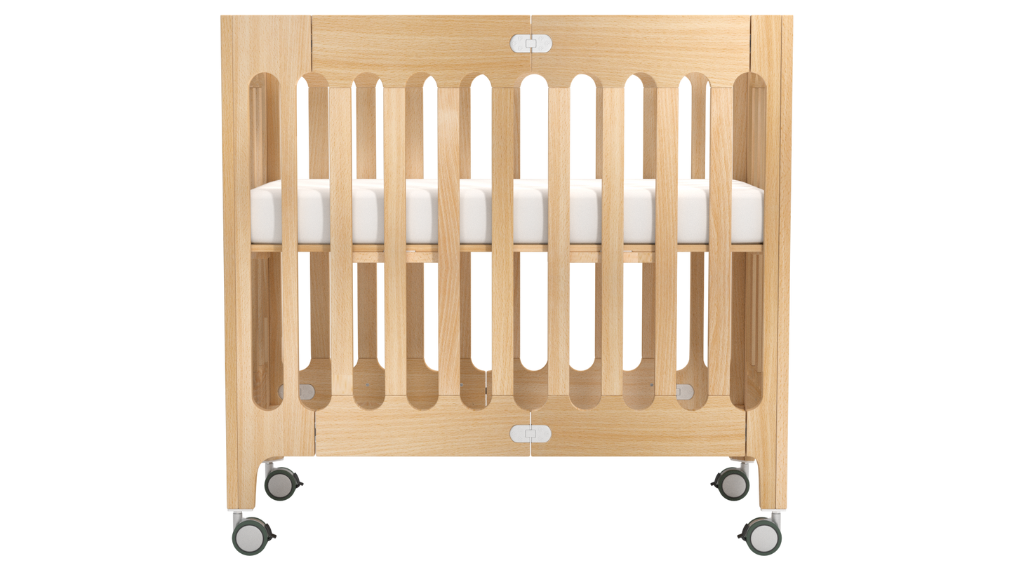 Cuna + colchón madera maciza alma mini