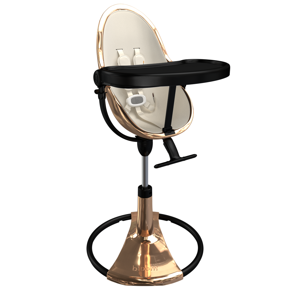 rose gold / coconut white | variant=rose gold / coconut white, view=highchair