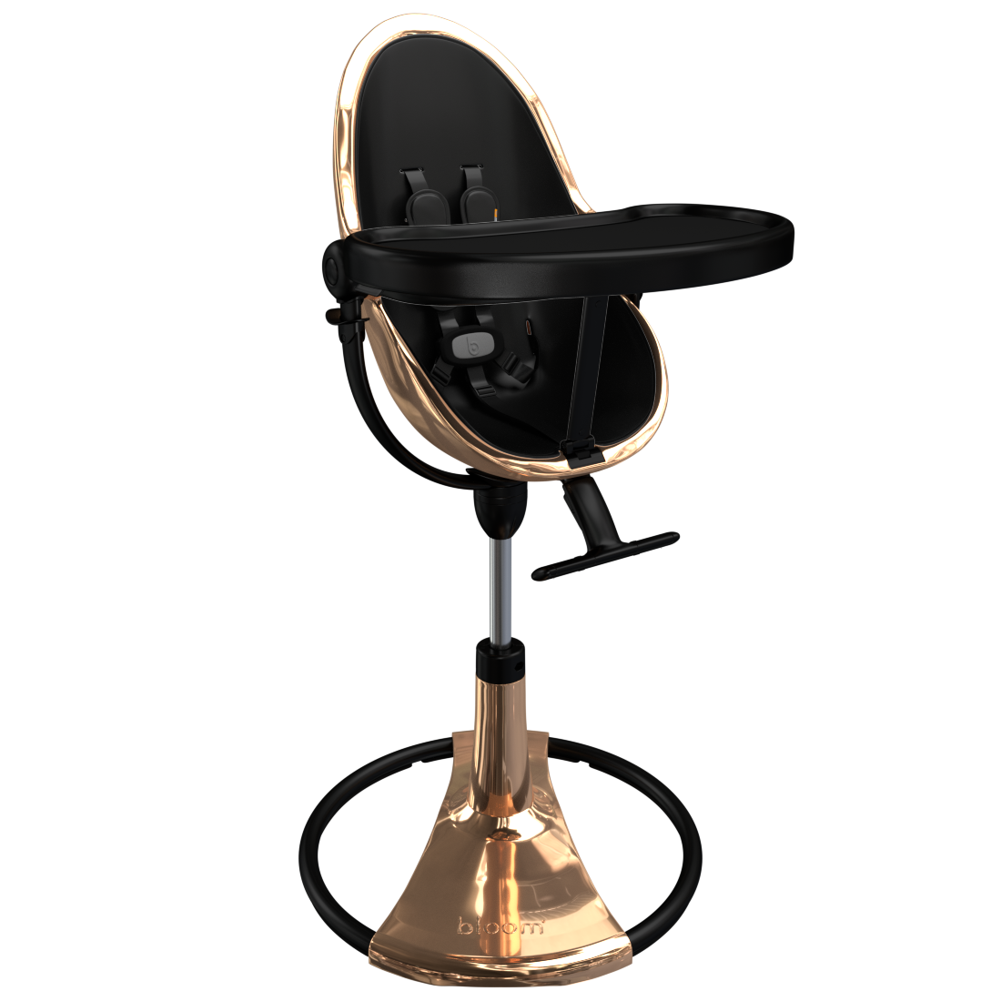 rose gold / midnight black | variant=rose gold / midnight black, view=highchair