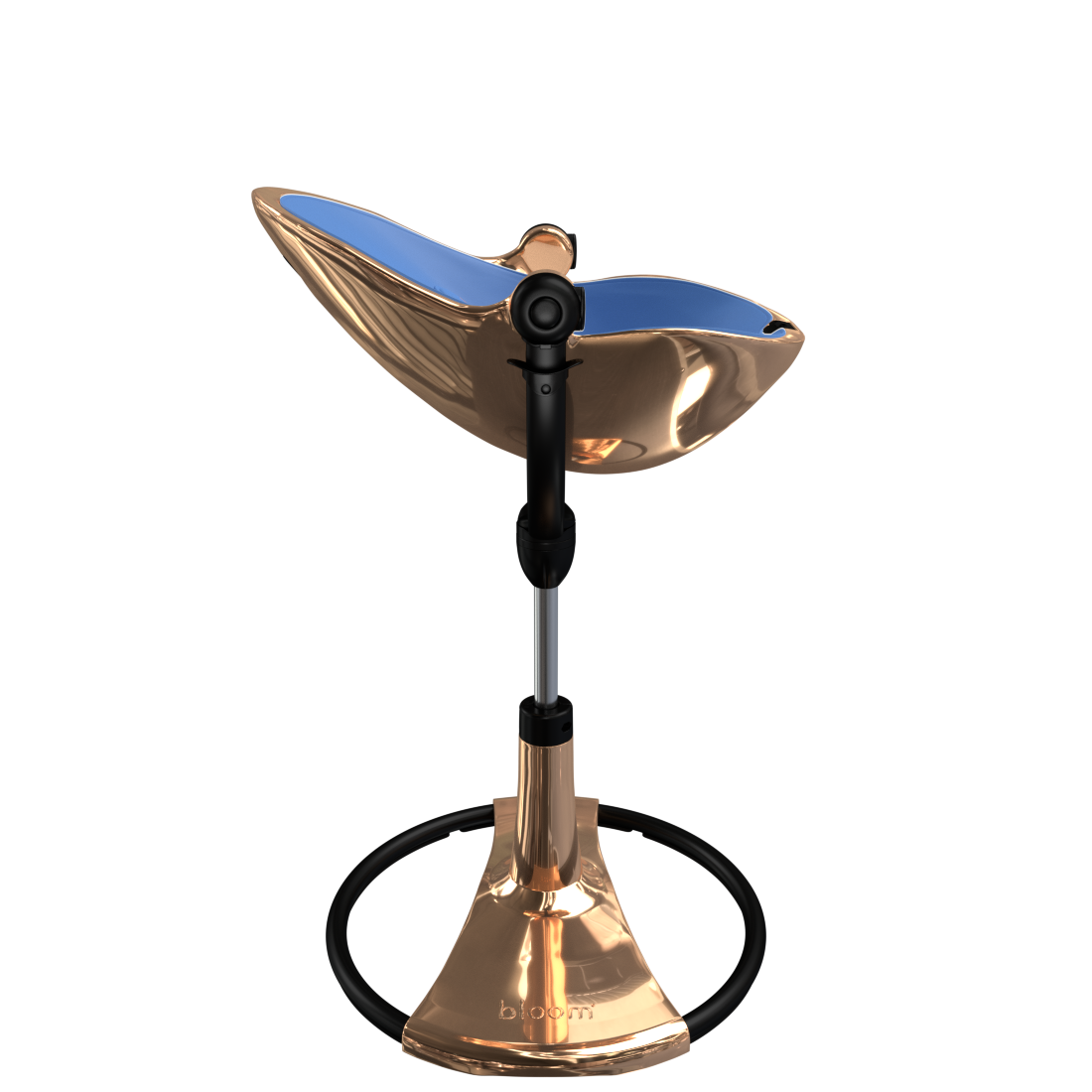 rose gold / riviera blue | variant=rose gold / riviera blue, view=cradle