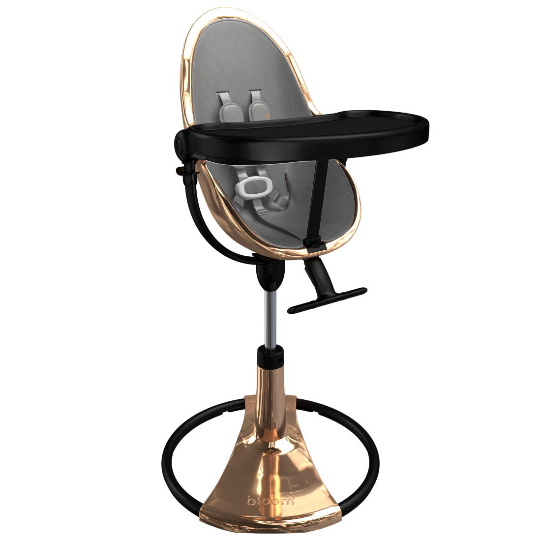 rose gold / snakeskin grey | variant=rose gold / snakeskin grey, view=highchair