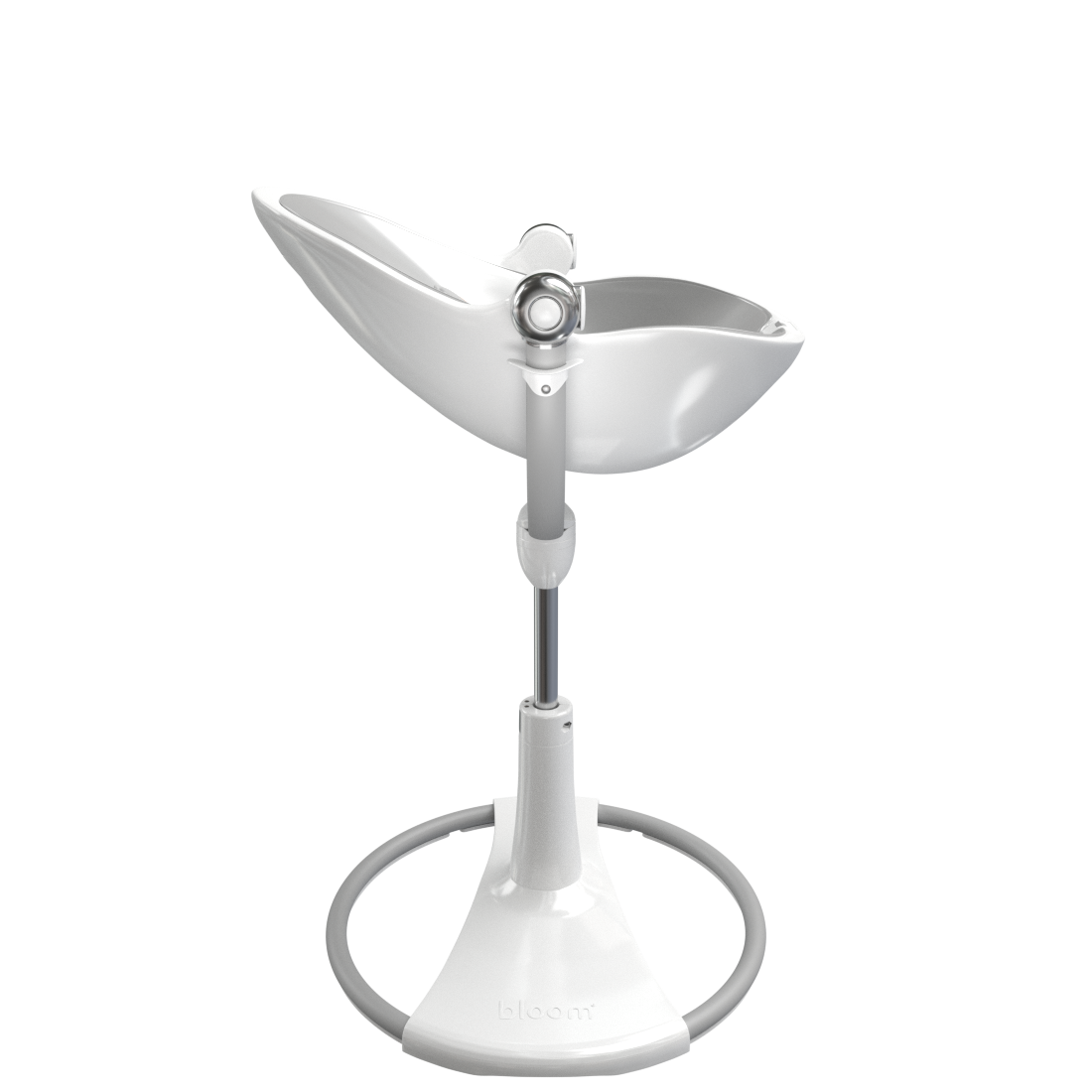 white / lunar silver | variant=white / lunar silver, view=cradle