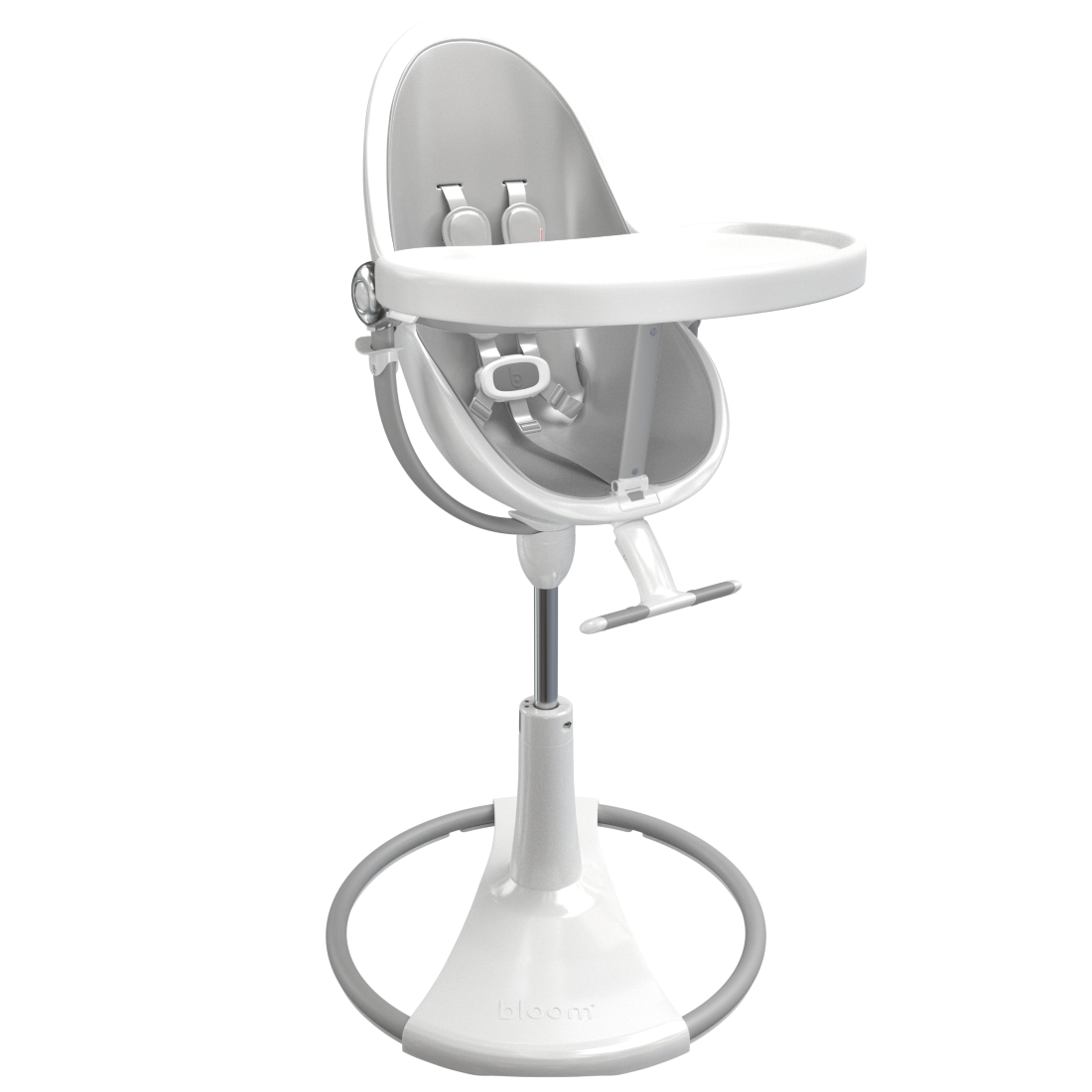 white / lunar silver | variant=white / lunar silver, view=highchair