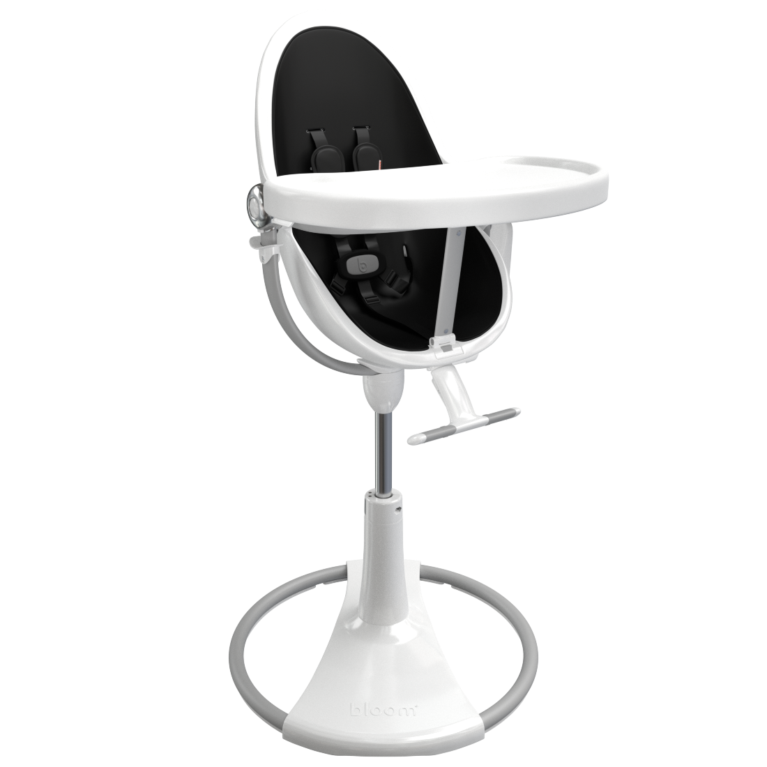 white / midnight black | variant=white / midnight black, view=highchair