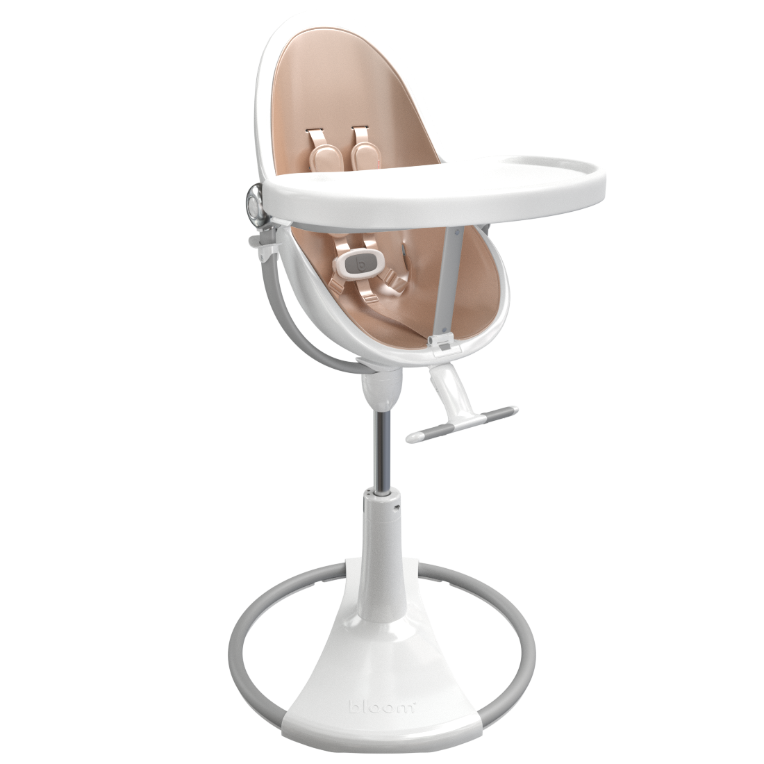 white / rose gold | variant=white / rose gold, view=highchair