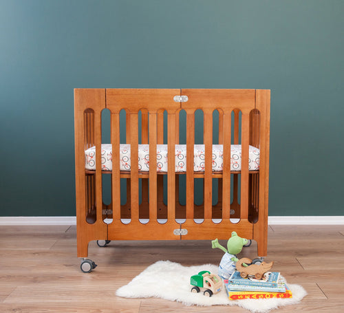 alma mini solid wood crib mattress