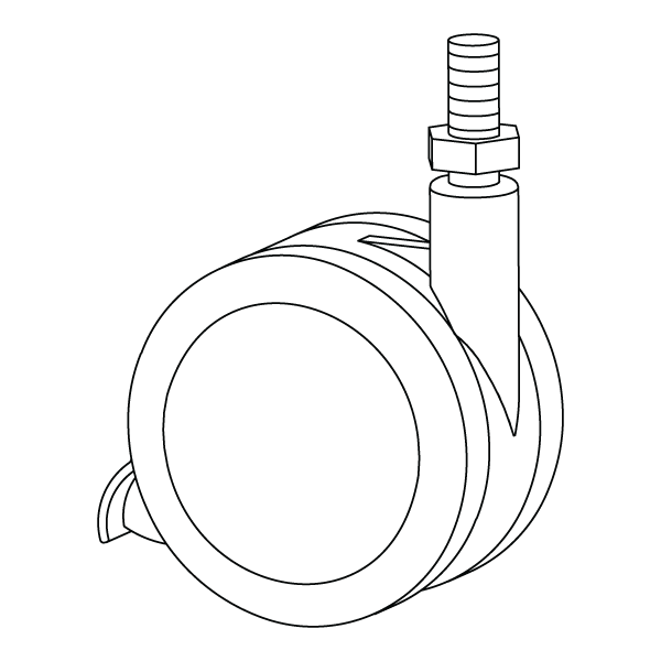 castor wheel for alma cribs
