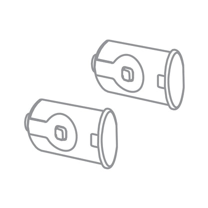 capuchons de fixation pour barre de fresque